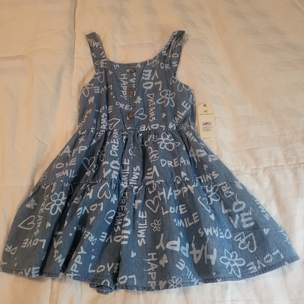 NWT One Step Up Blue Jumper, Girls 10/12